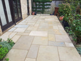 Citron Limestone Patio Kit - Weathered